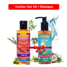 Hair Oil + Earth Shine Shampoo