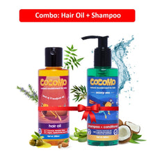 Hair Oil + Minty Sea Shampoo