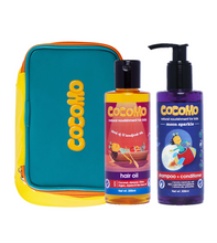 Coco Cube Pouch + Hair Care Gift Pack (Moon Sparkle)