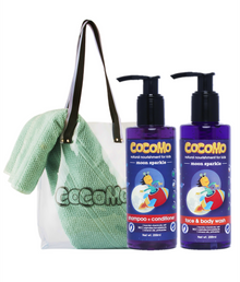 Coco Tote Bag Set + Bathing Gift Pack (Moon Sparkle)